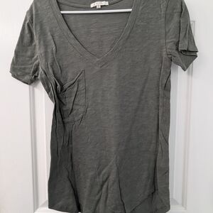 Z Supply Slate V-Neck Short Sleeve Tee